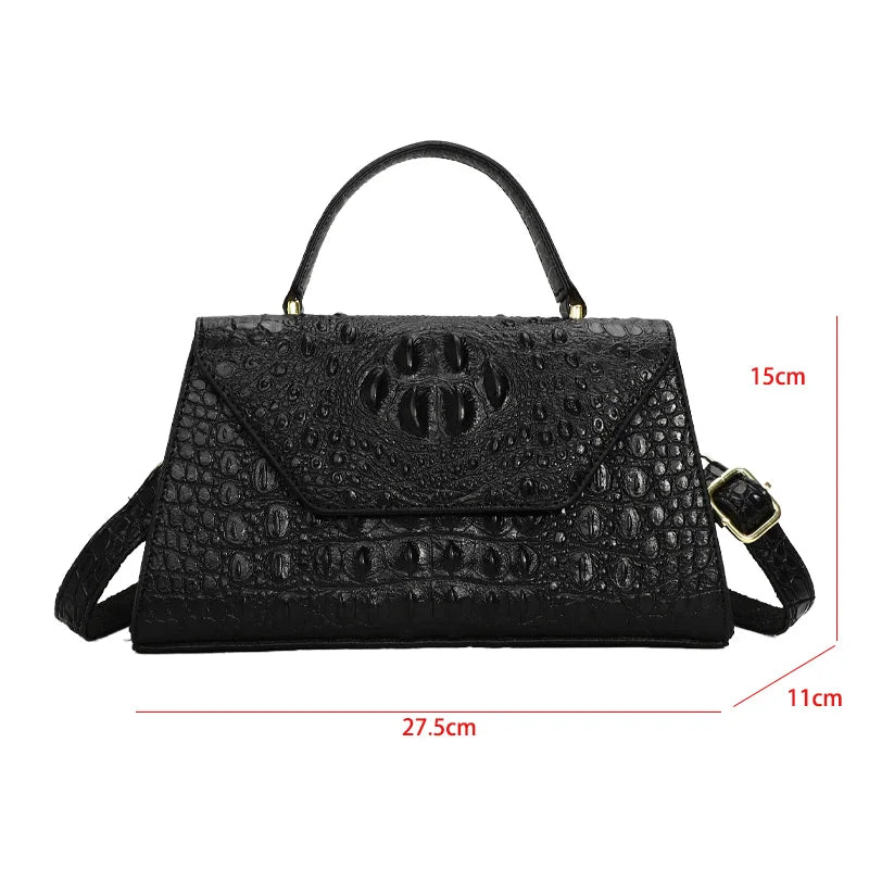 Mayfair Croc Satchel