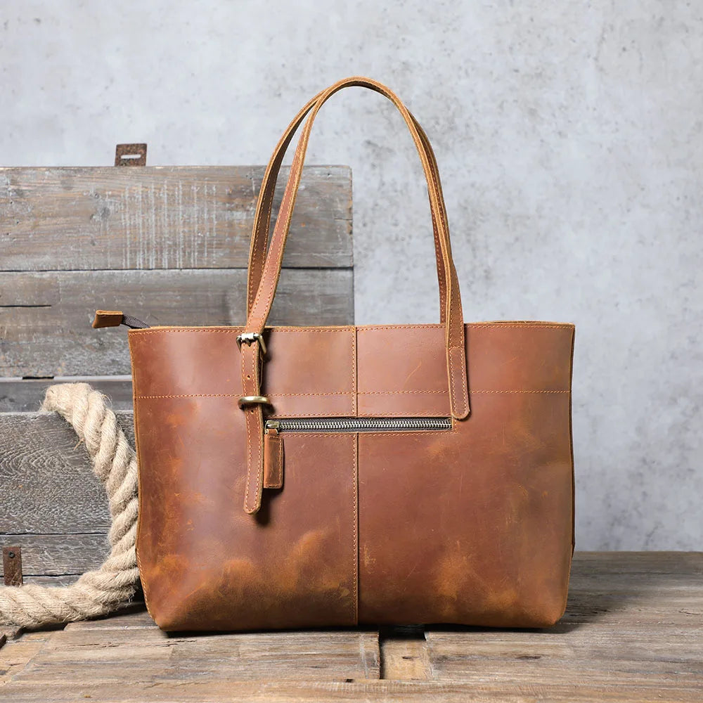 Executive Leather Tote