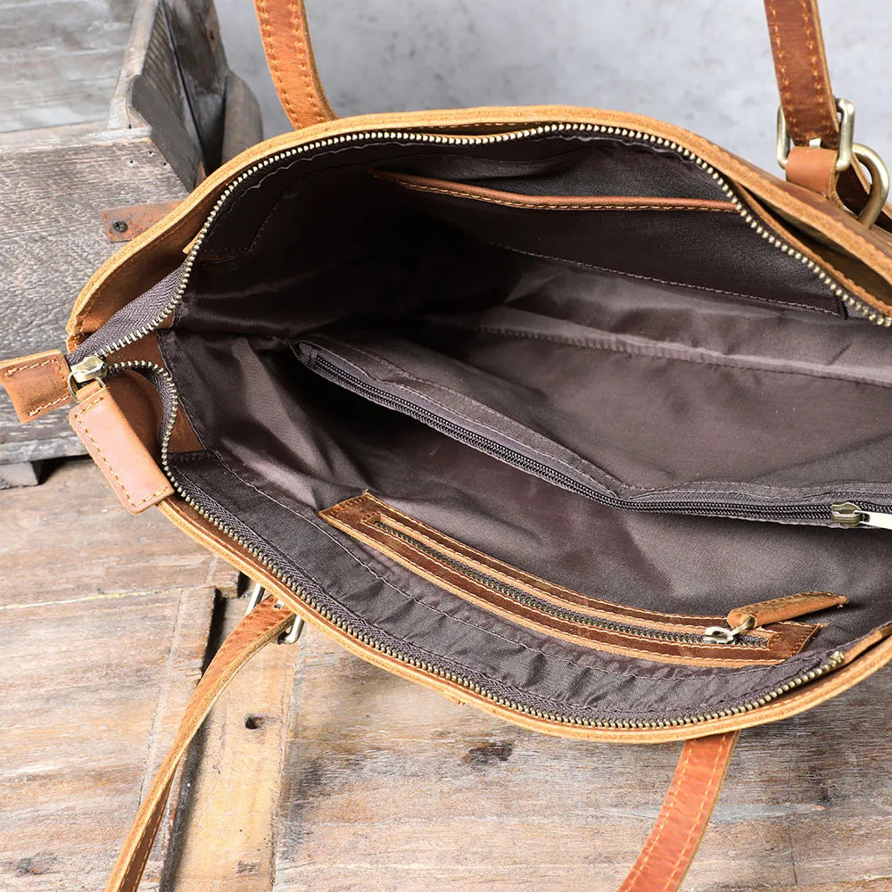 Executive Leather Tote