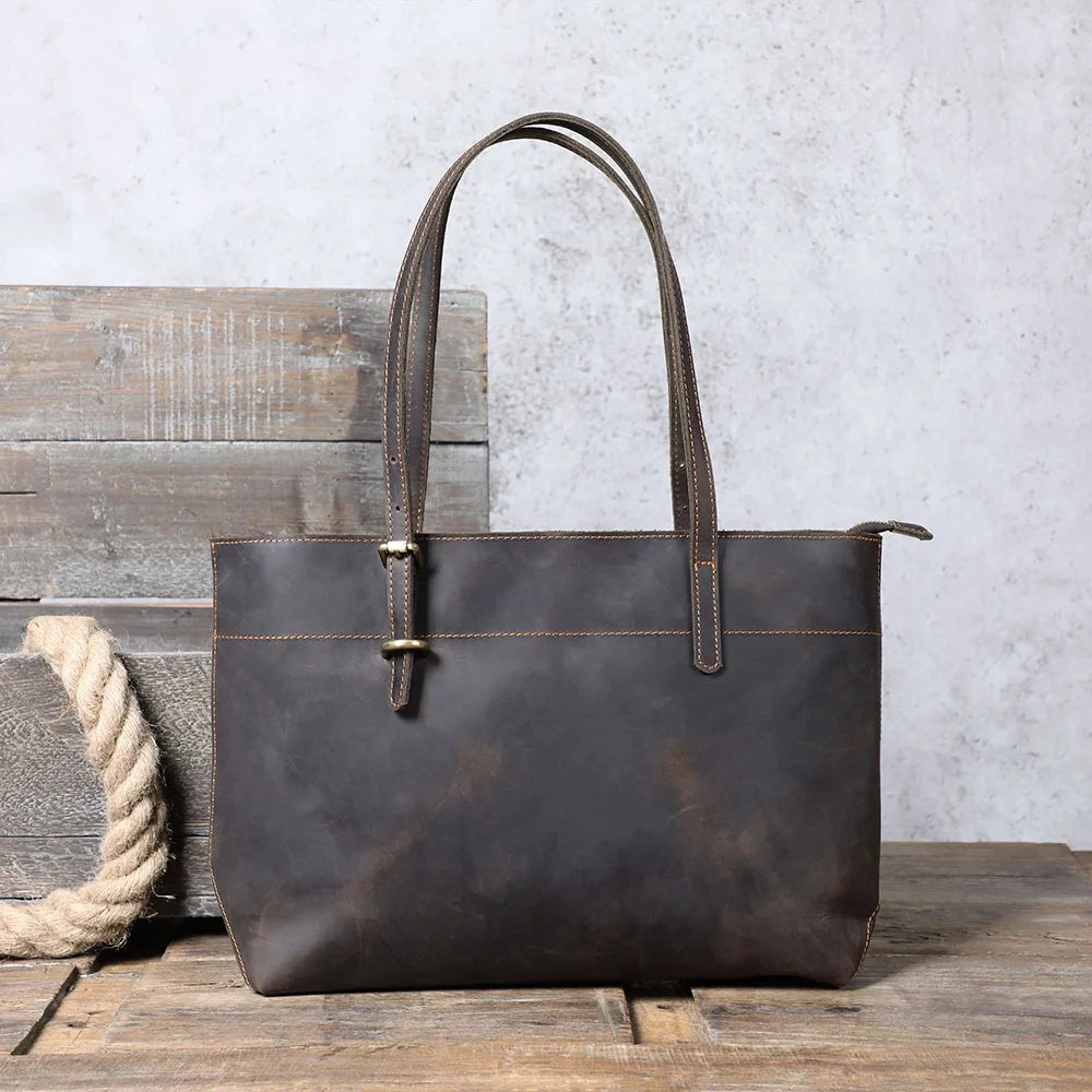 Executive Leather Tote
