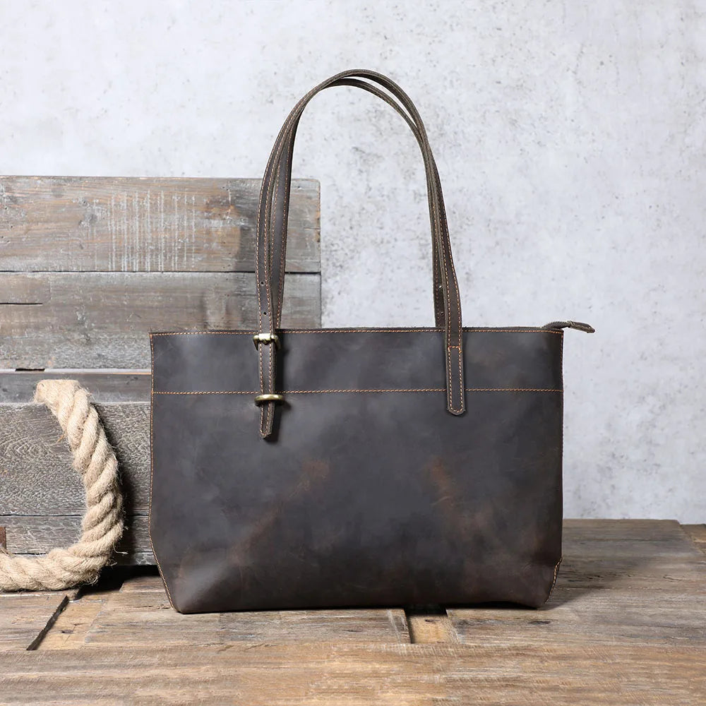Executive Leather Tote